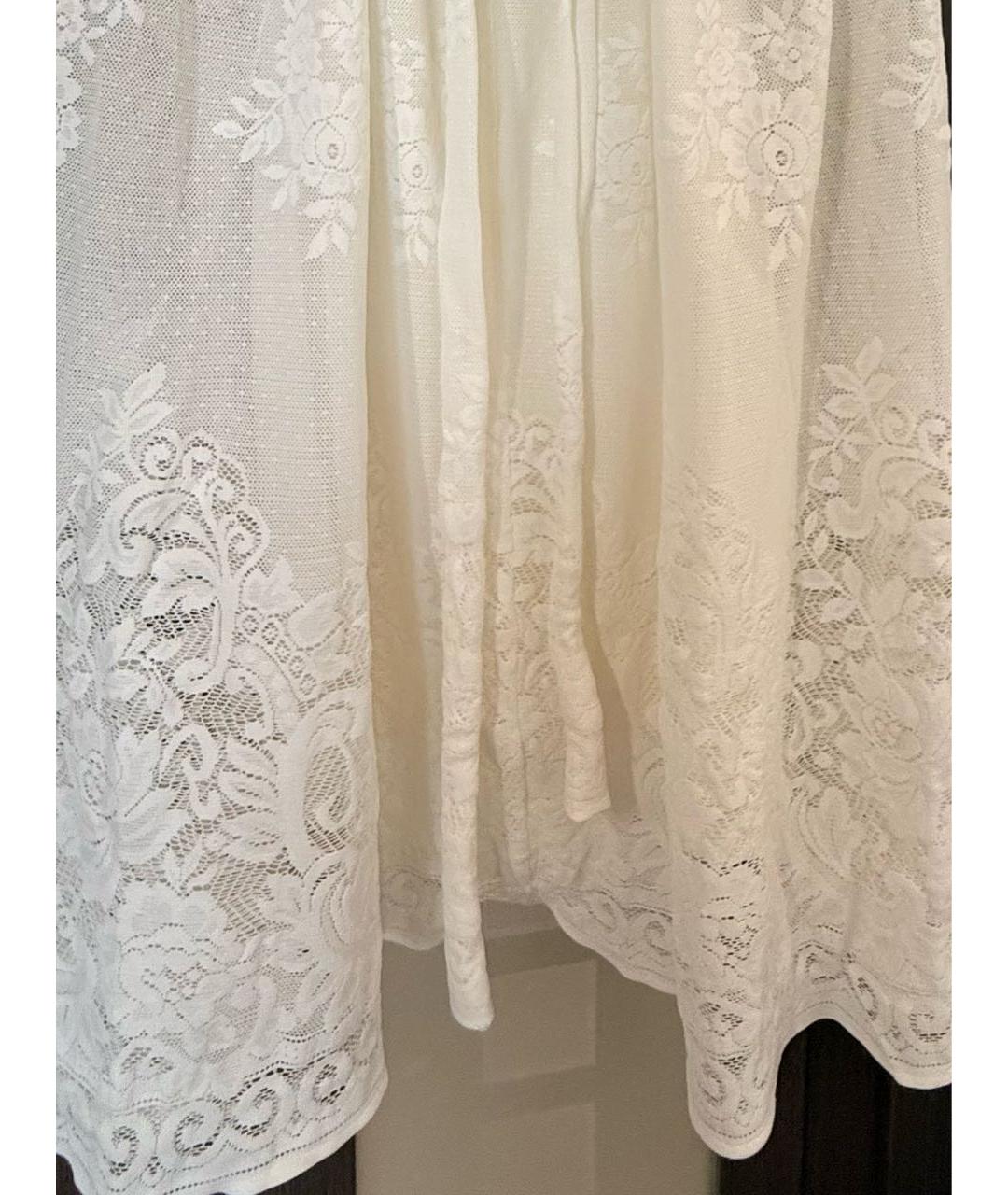 YVES SAINT LAURENT BEAUTY Бежевый кружевной сарафан, фото 4