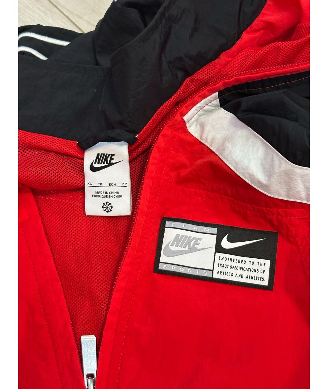 NIKE Красная спортивная куртка, фото 5