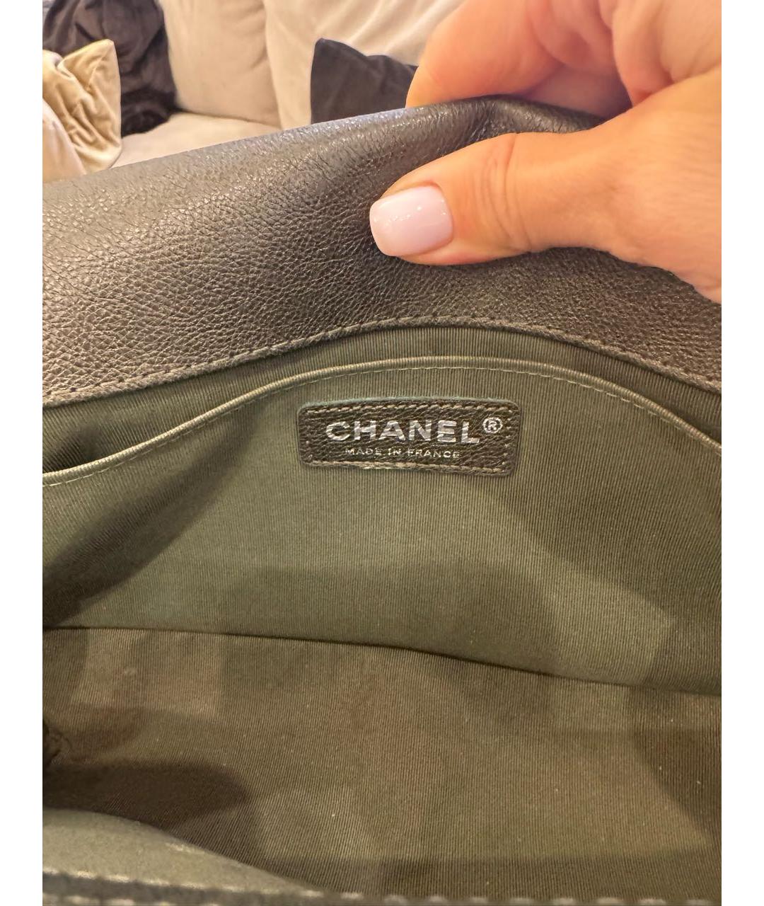 CHANEL Кожаная сумка через плечо, фото 4