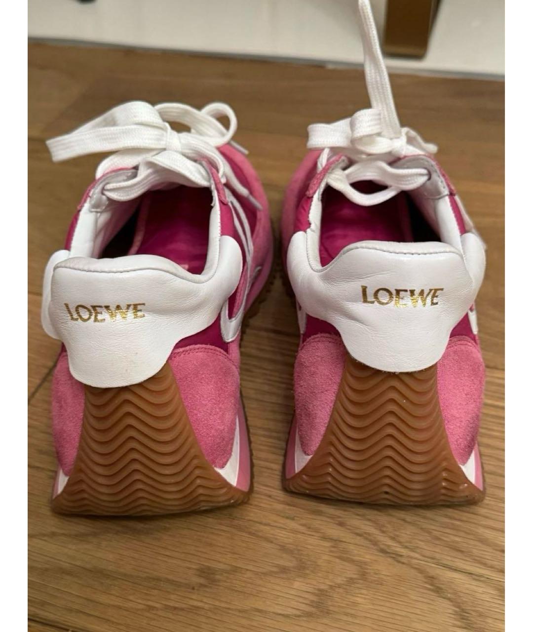 LOEWE Розовые кроссовки, фото 3