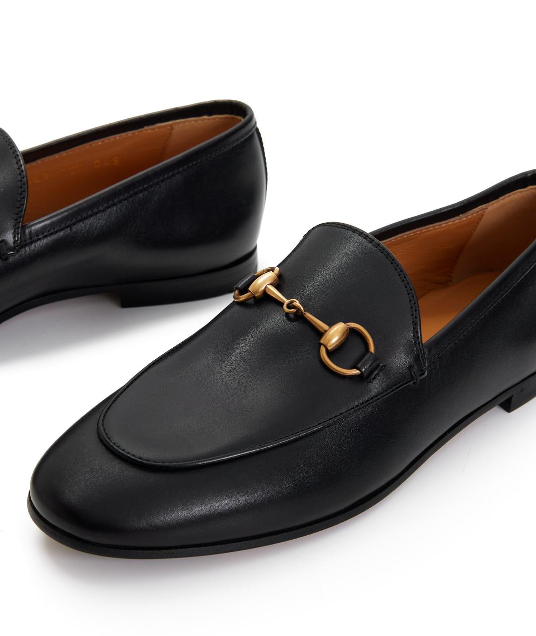 GUCCI Черные кожаные лоферы, фото 4