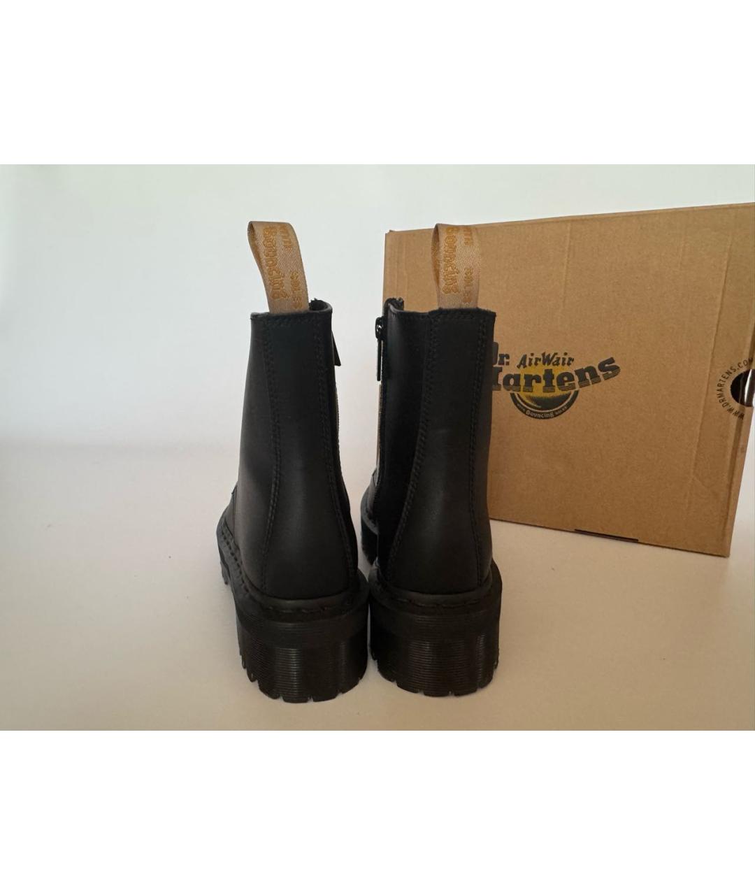DR. MARTENS Черные ботинки из искусственной кожи, фото 4