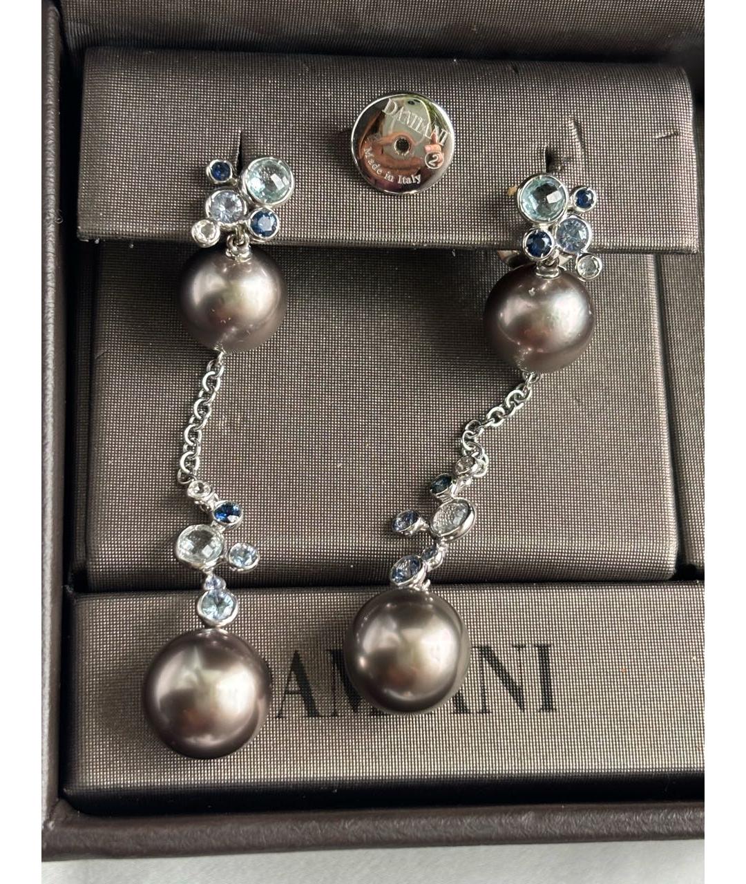 DAMIANI Серебряные серьги из белого золота, фото 4