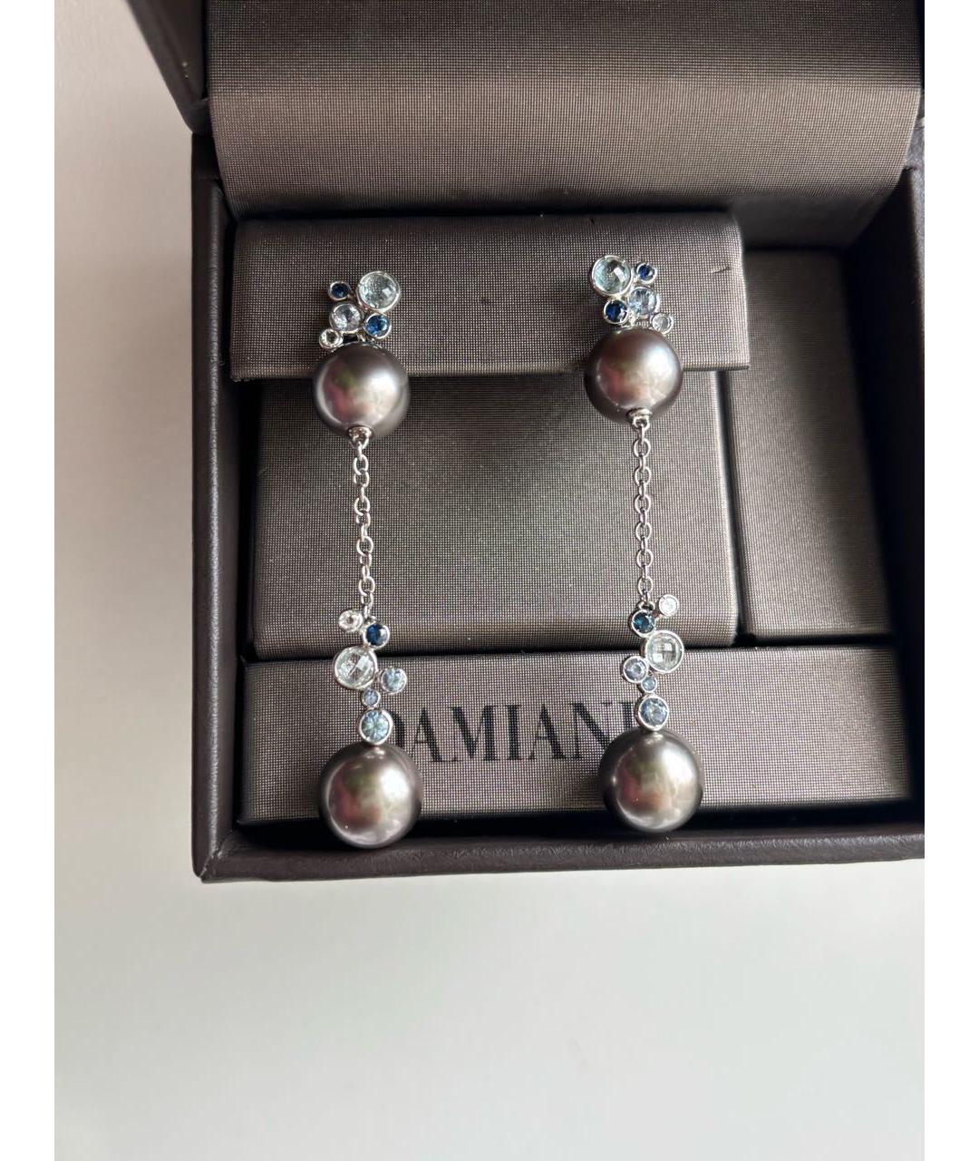 DAMIANI Серебряные серьги из белого золота, фото 5