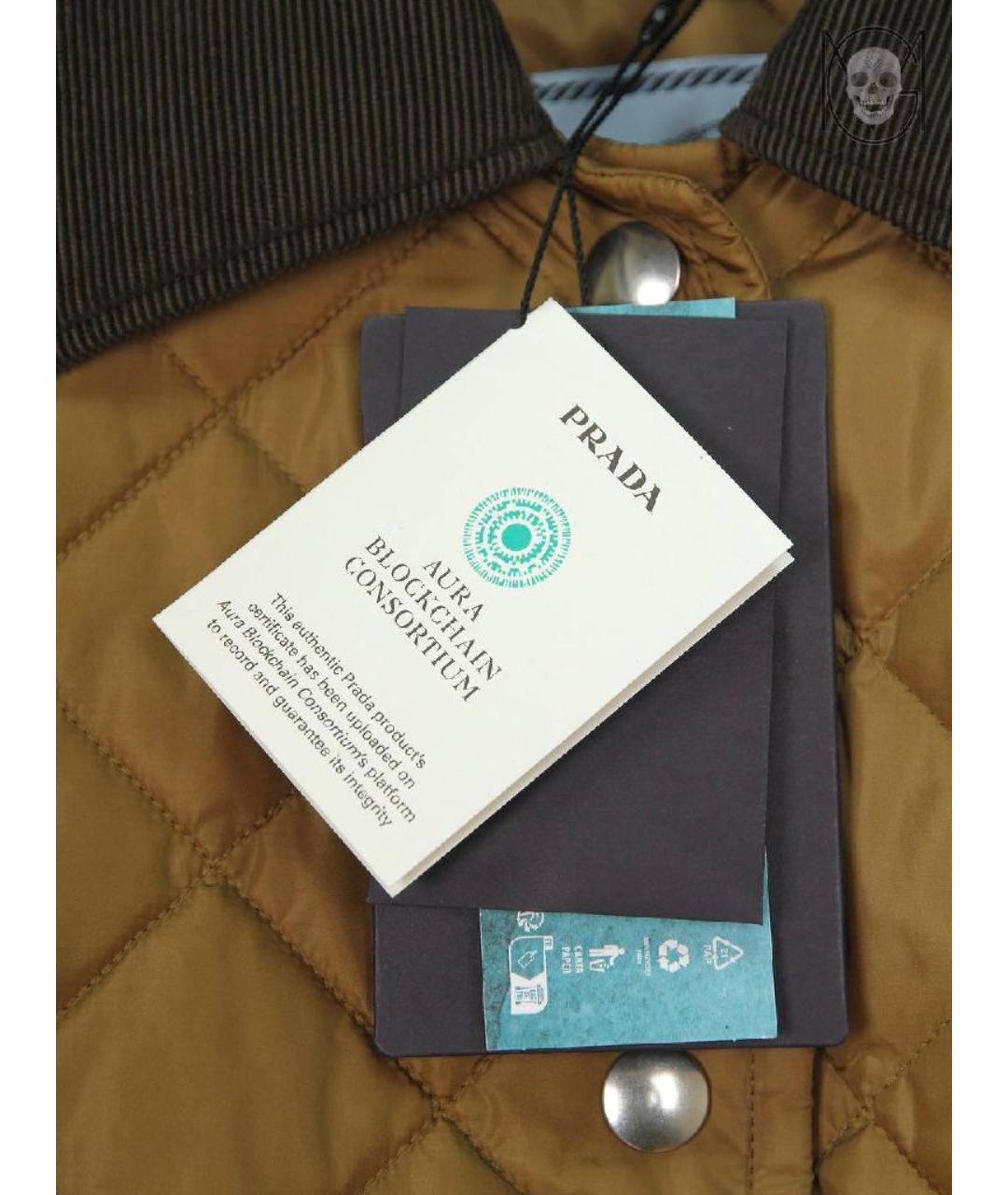 PRADA Коричневая куртка, фото 8