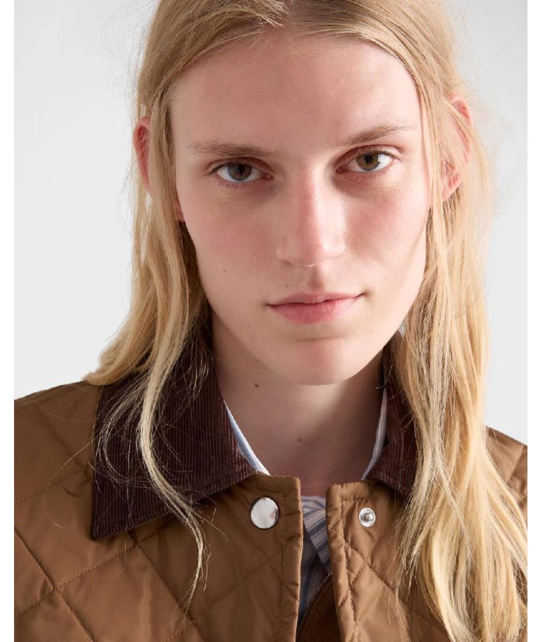 PRADA Коричневая куртка, фото 6