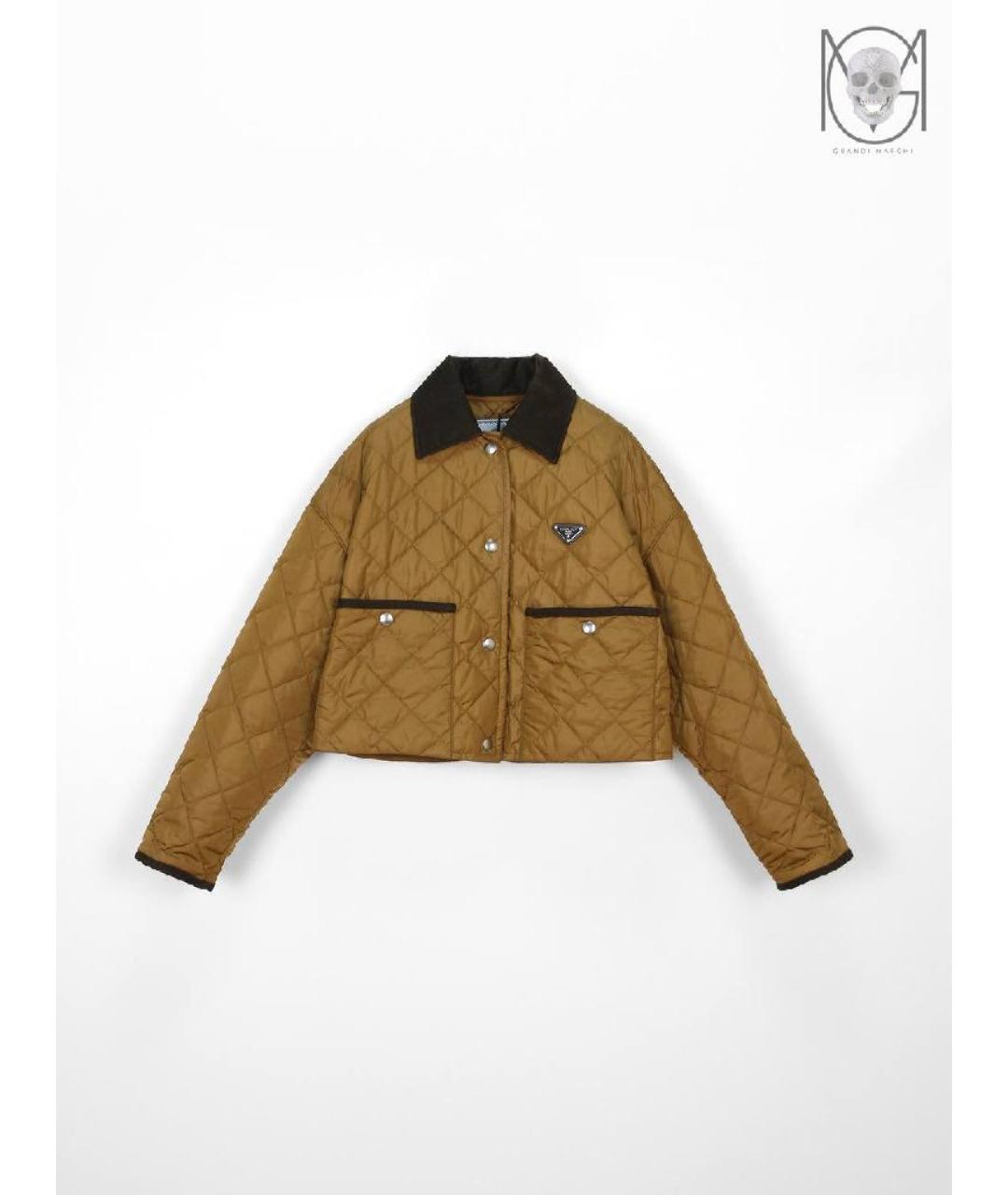 PRADA Коричневая куртка, фото 10