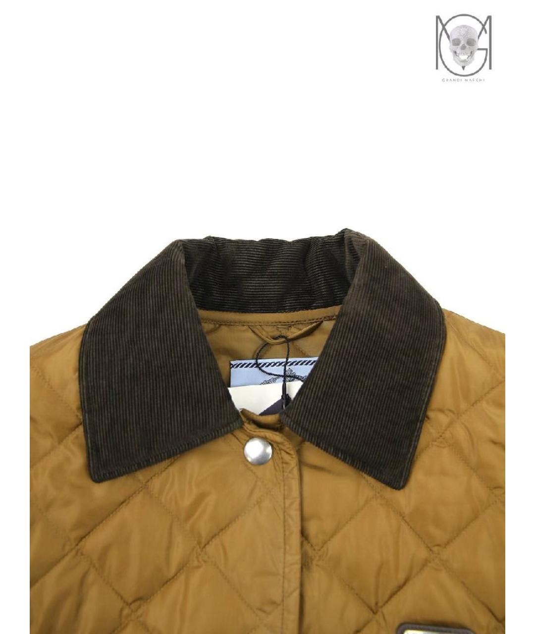 PRADA Коричневая куртка, фото 4