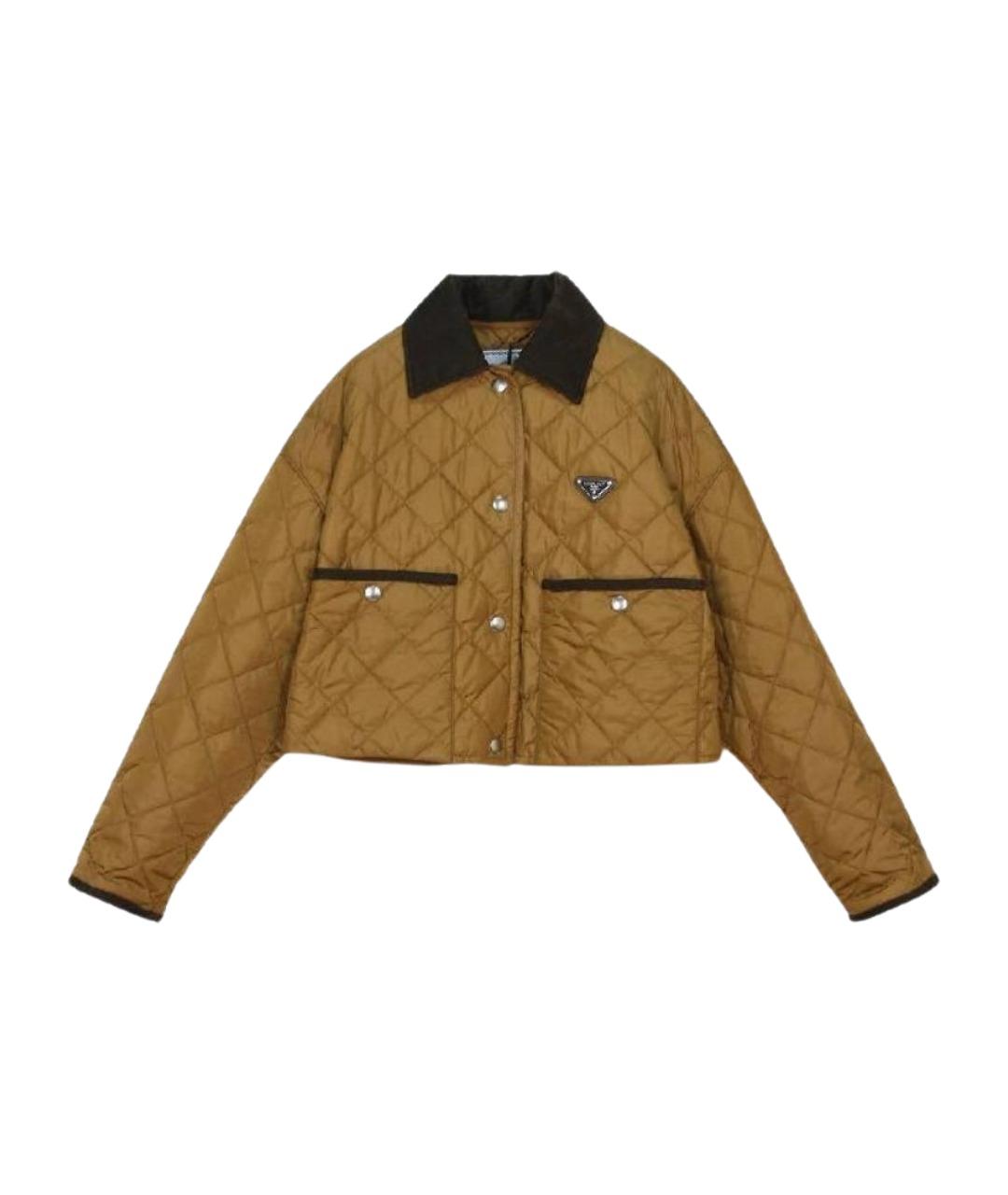 PRADA Коричневая куртка, фото 1
