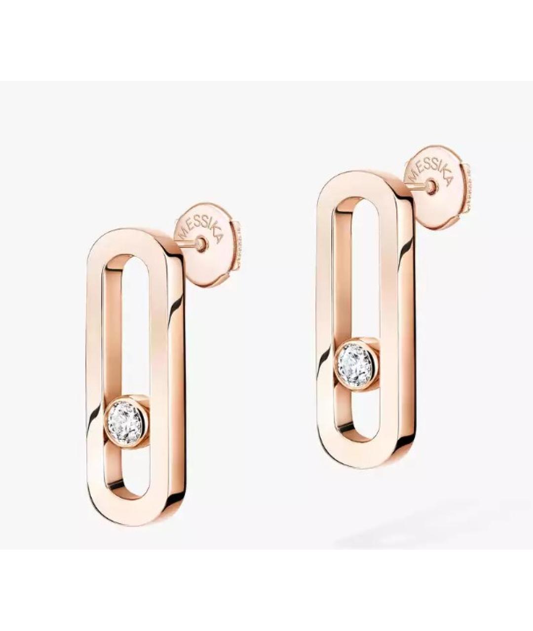 MESSIKA Золотые серьги из розового золота, фото 3