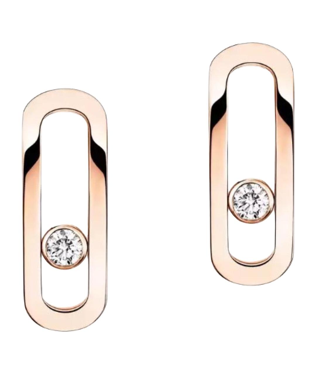 MESSIKA Золотые серьги из розового золота, фото 1