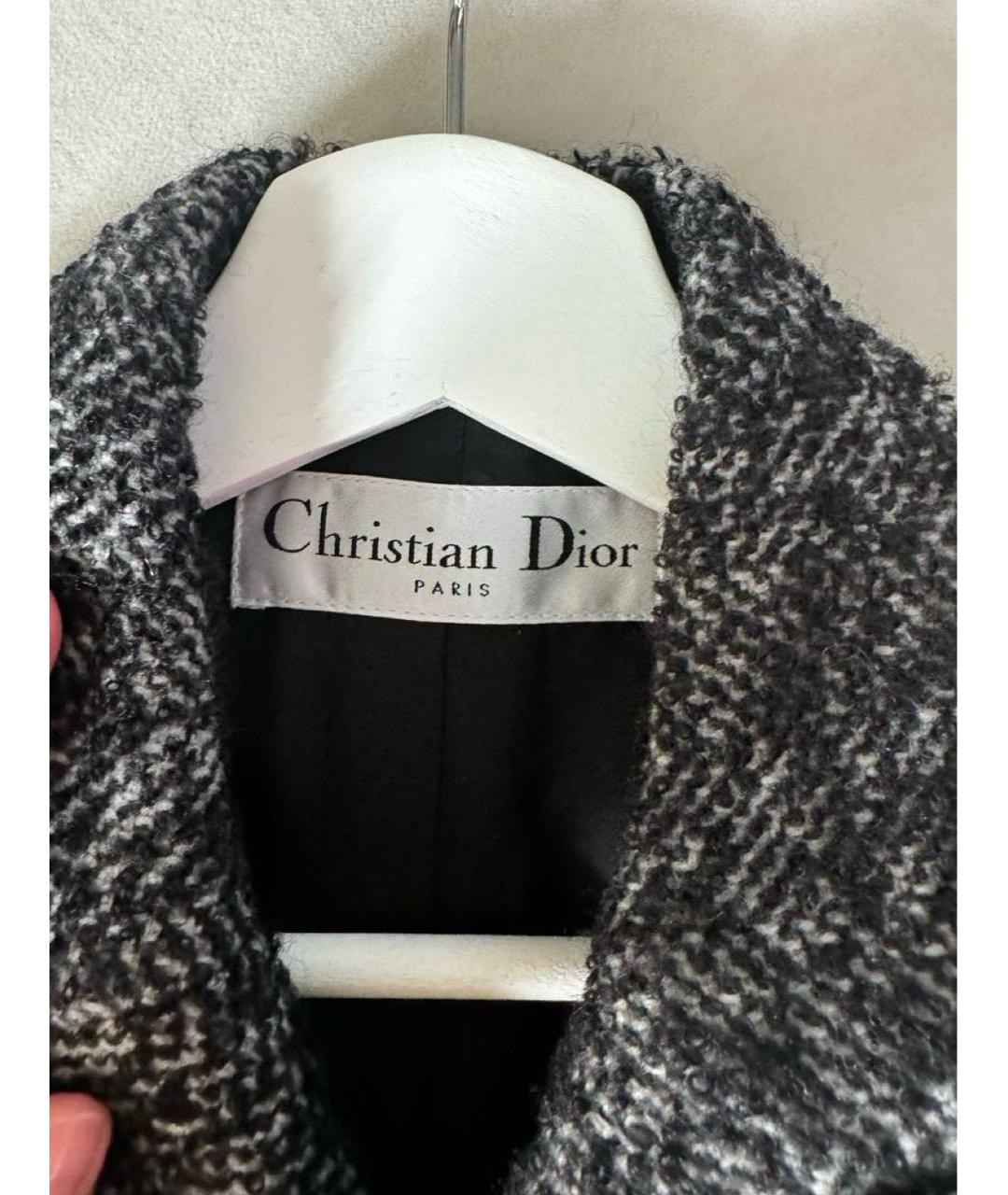 CHRISTIAN DIOR Антрацитовое пальто, фото 5