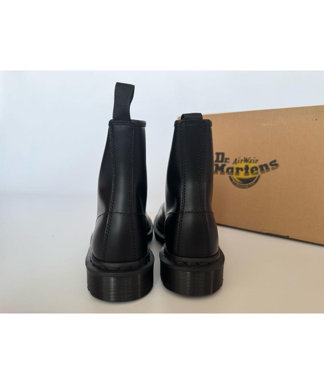 DR. MARTENS Черные кожаные ботинки, фото 3