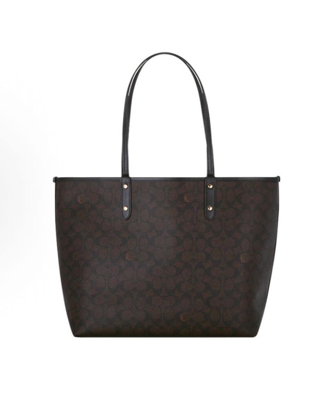 COACH Коричневая сумка тоут, фото 4