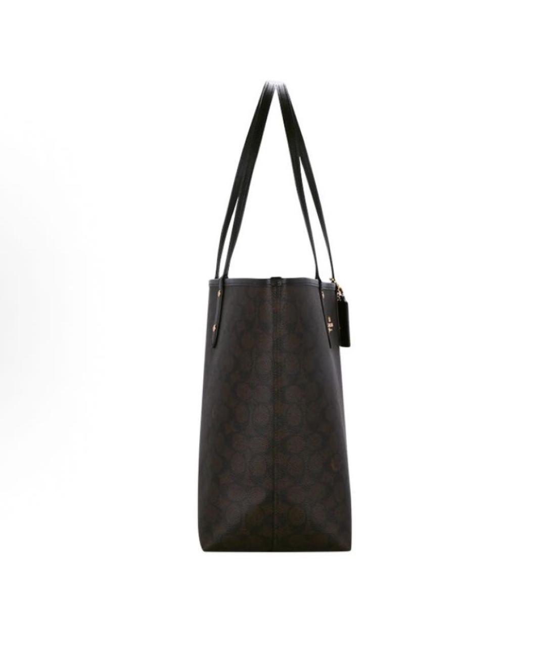 COACH Коричневая сумка тоут, фото 3