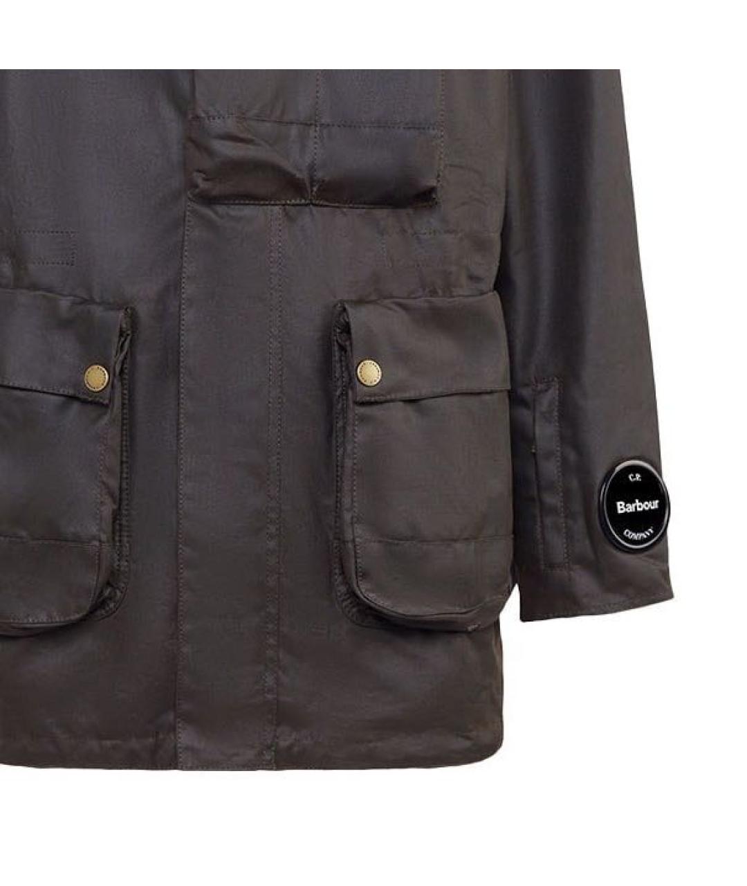 CP COMPANY Коричневая хлопковая парка, фото 3