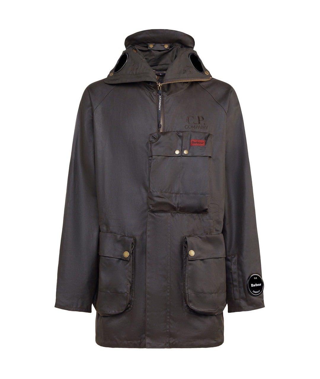 CP COMPANY Коричневая хлопковая парка, фото 4