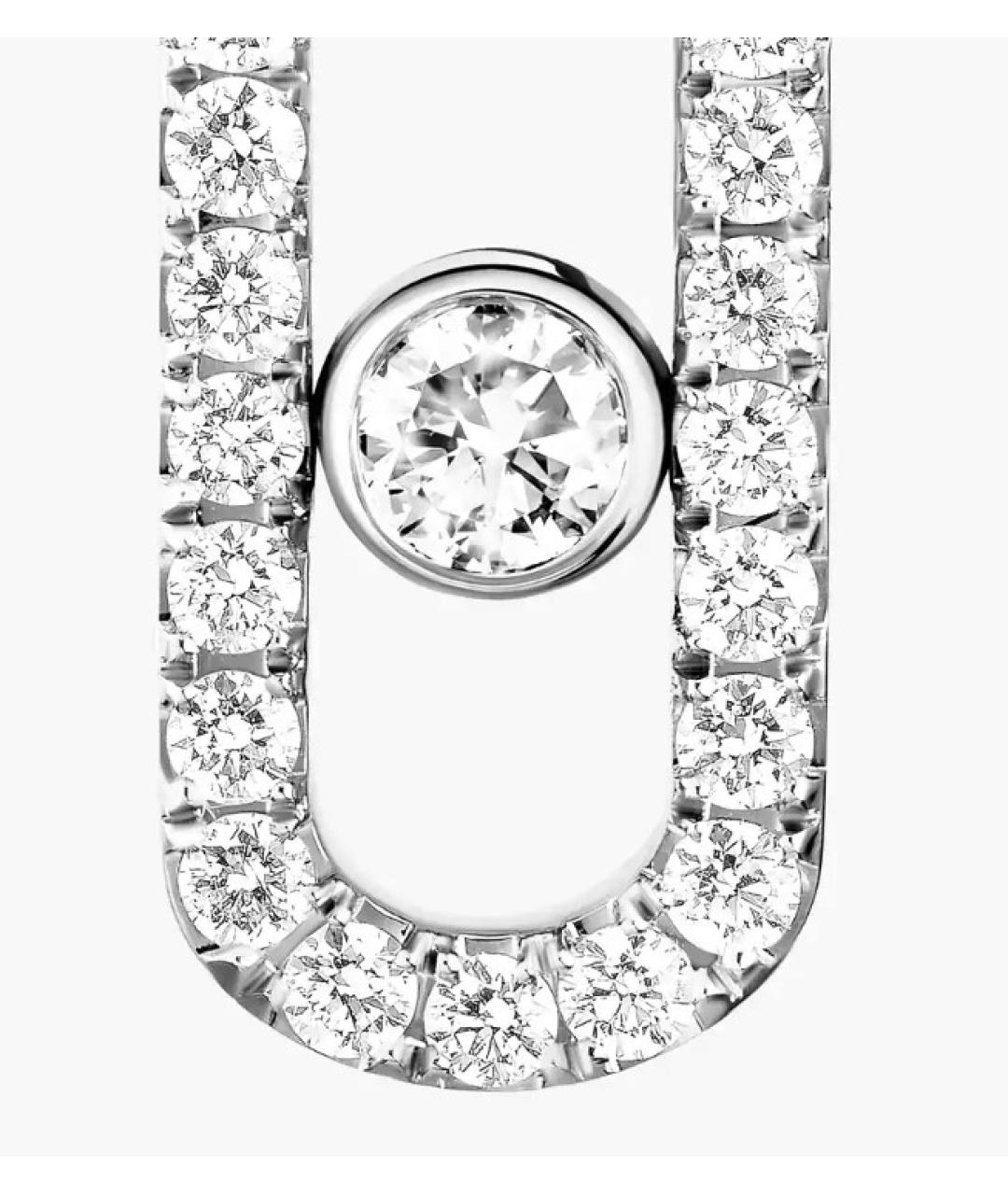 MESSIKA Серебряные серьги из белого золота, фото 4