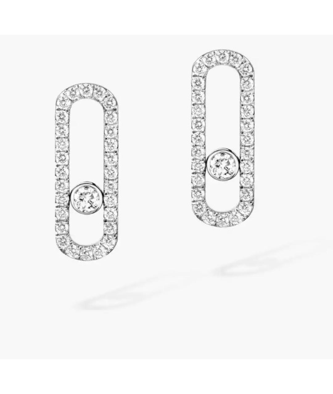 MESSIKA Серебряные серьги из белого золота, фото 6