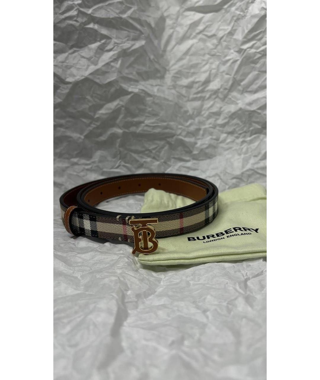 BURBERRY Кожаный ремень, фото 5