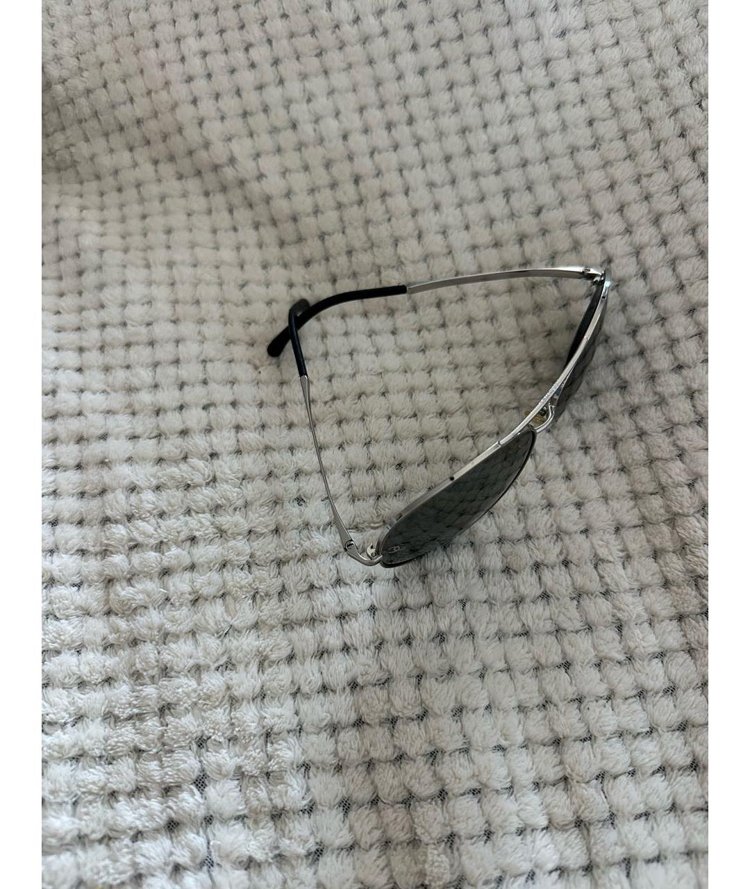 CHANEL Черные металлические солнцезащитные очки, фото 7