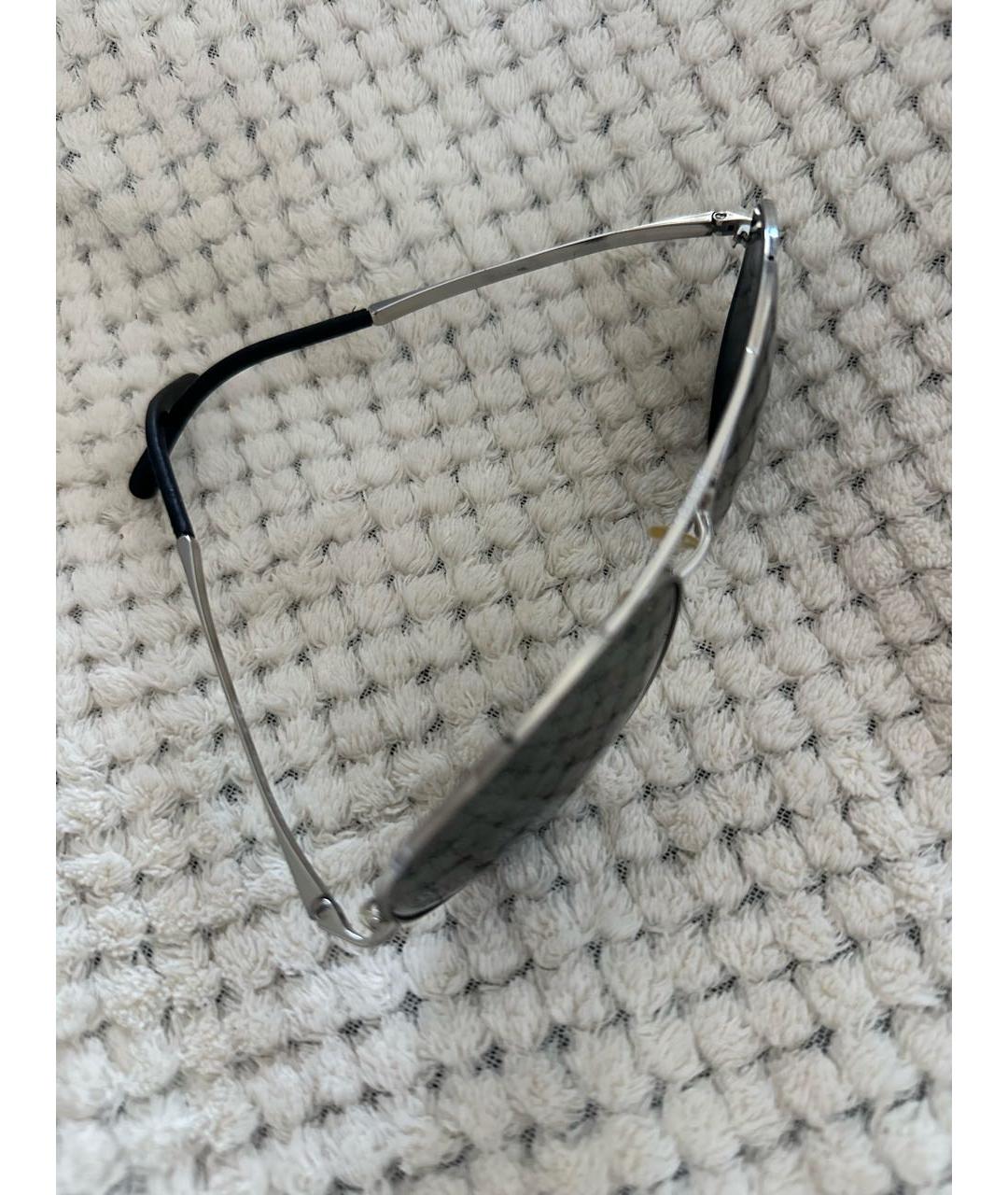 CHANEL Черные металлические солнцезащитные очки, фото 4