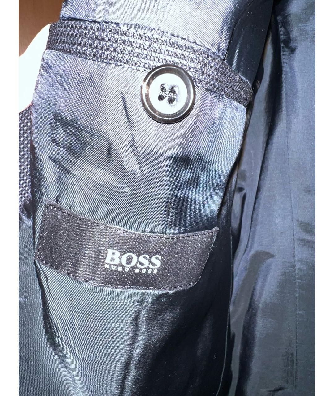 HUGO BOSS Синий шерстяной пиджак, фото 5