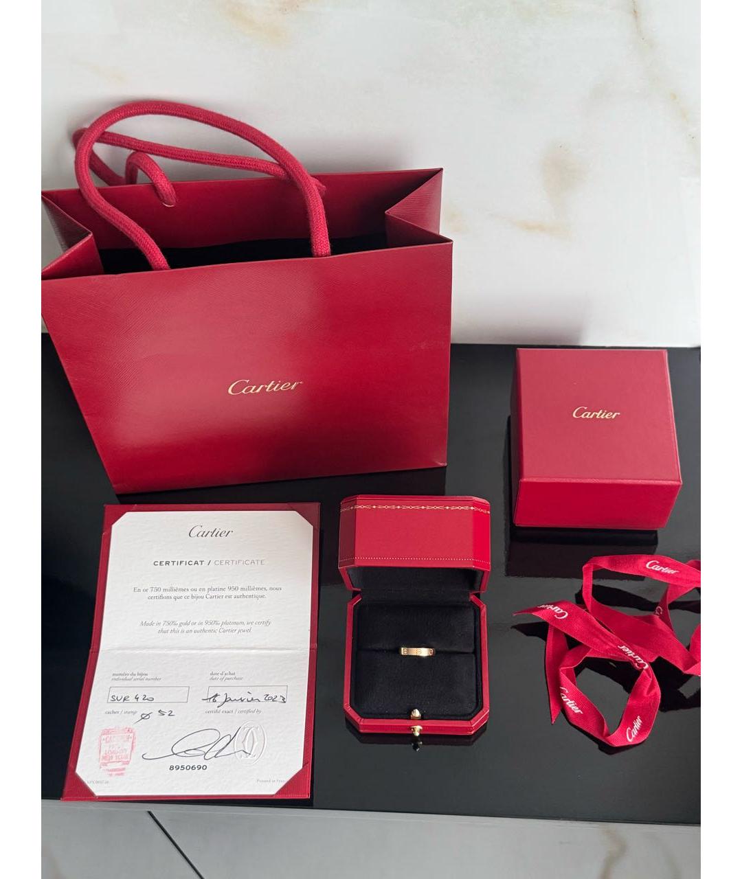 CARTIER Золотое кольцо из желтого золота, фото 7