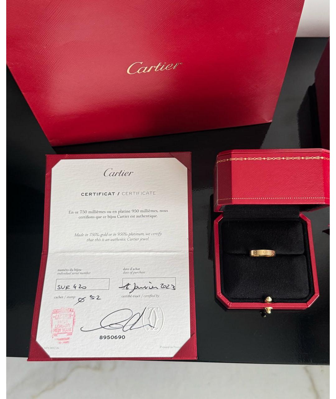 CARTIER Золотое кольцо из желтого золота, фото 4