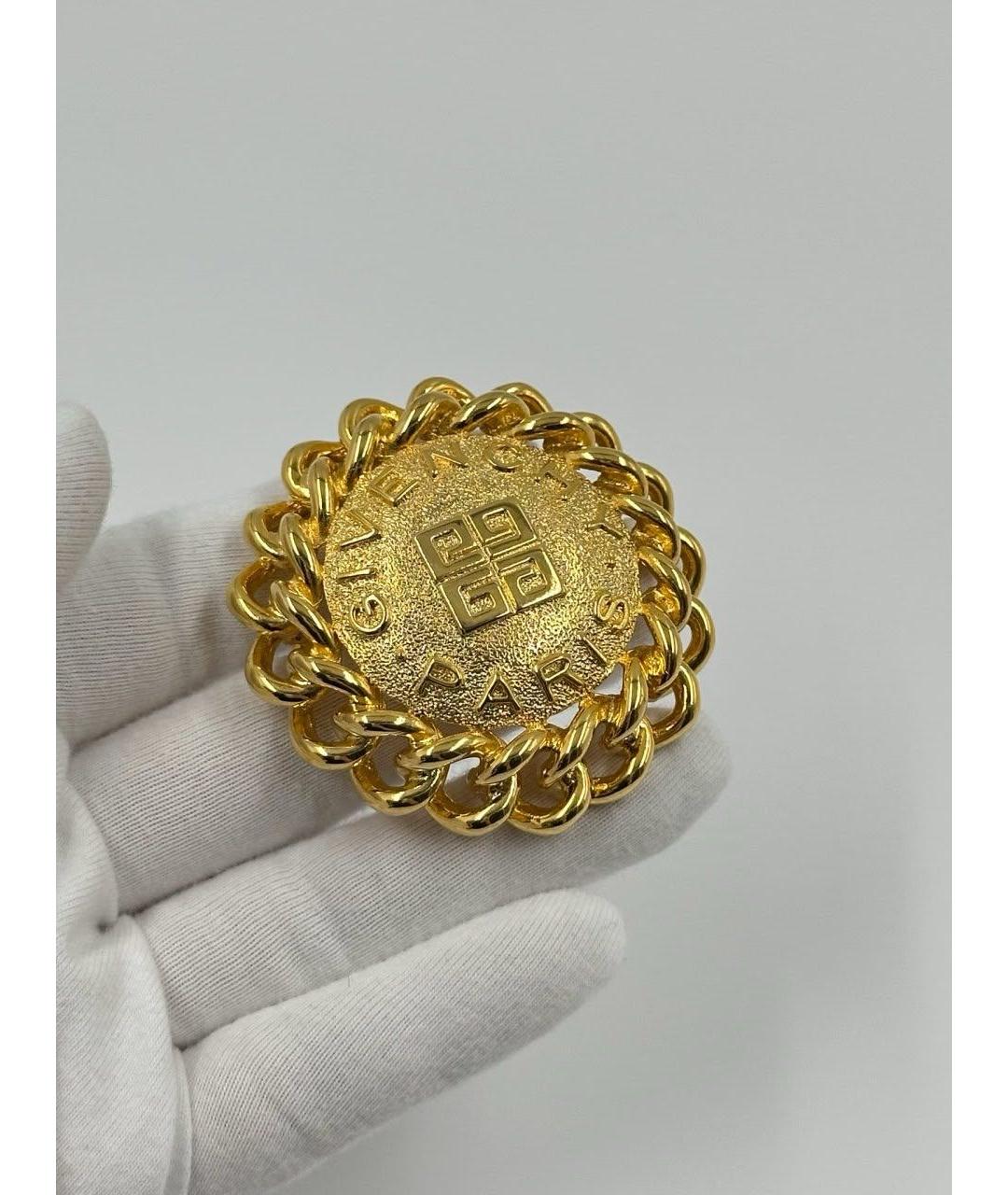 GIVENCHY Золотая позолоченная булавка / брошь, фото 3