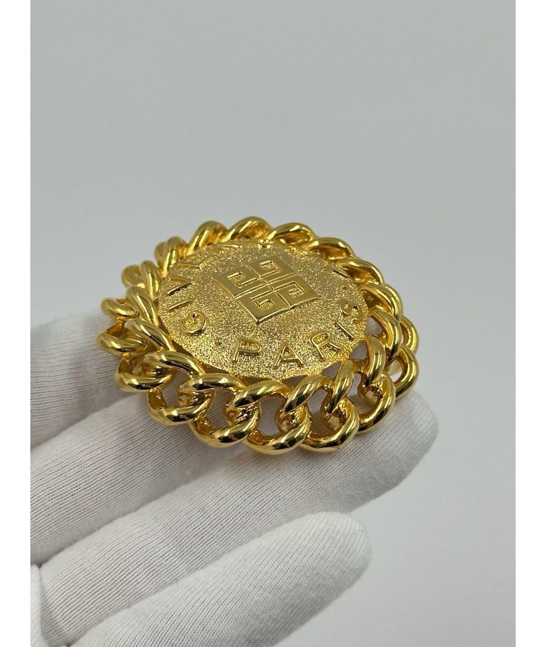 GIVENCHY Золотая позолоченная булавка / брошь, фото 4