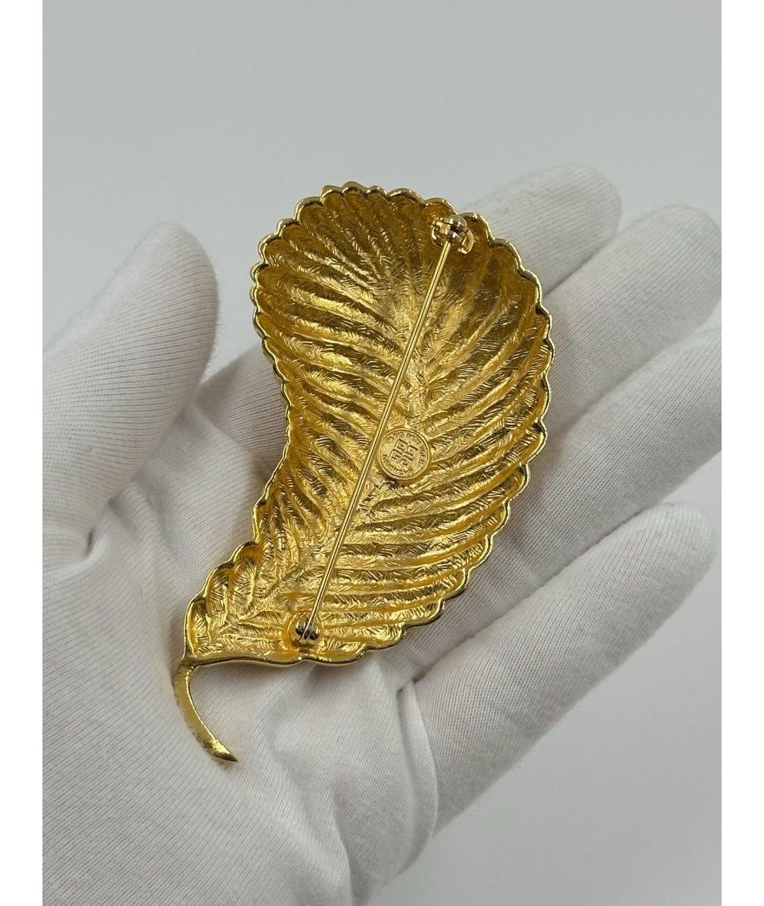 GIVENCHY Золотая позолоченная булавка / брошь, фото 6