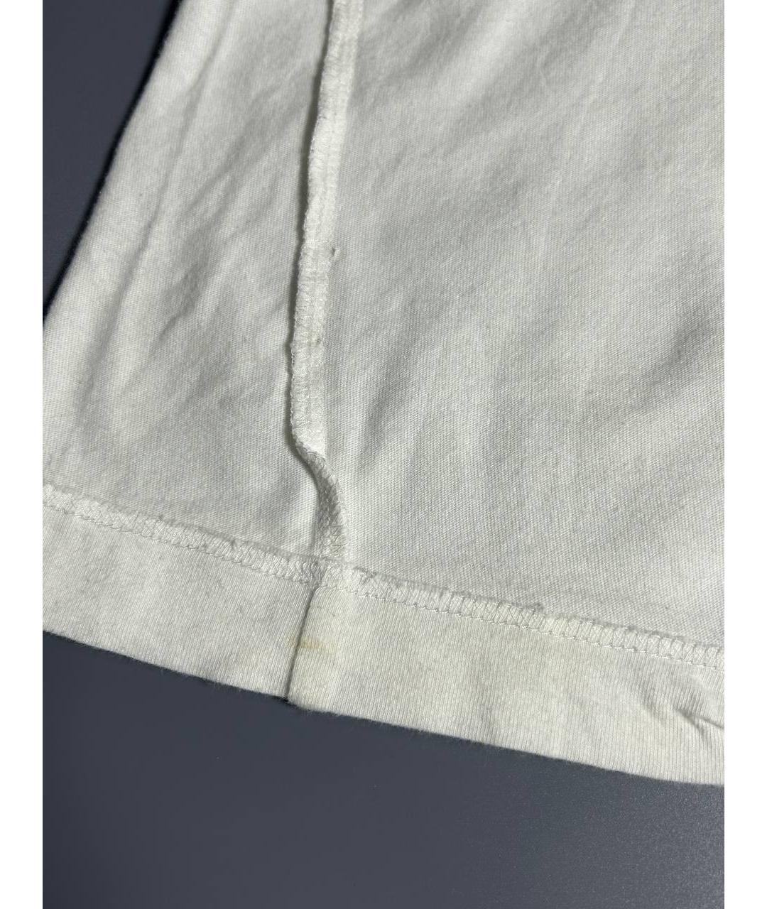 COMME DES GARÇONS SHIRT Белая хлопковая футболка, фото 9