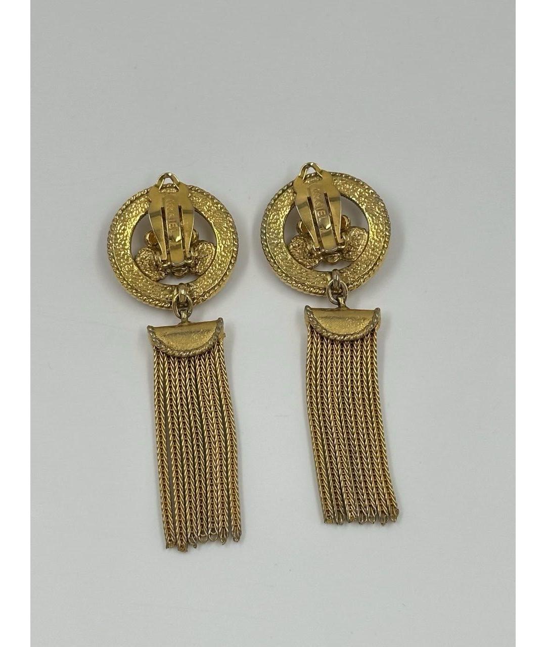 SONIA RYKIEL Золотые позолоченные клипсы, фото 4