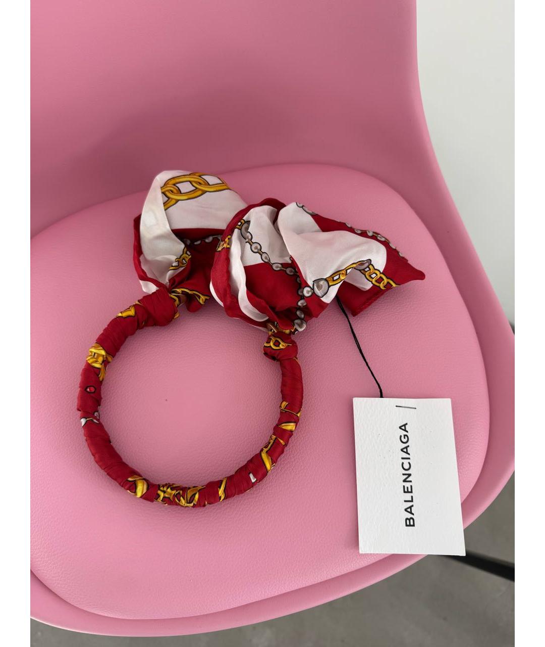 BALENCIAGA Мульти шелковый шарф, фото 5
