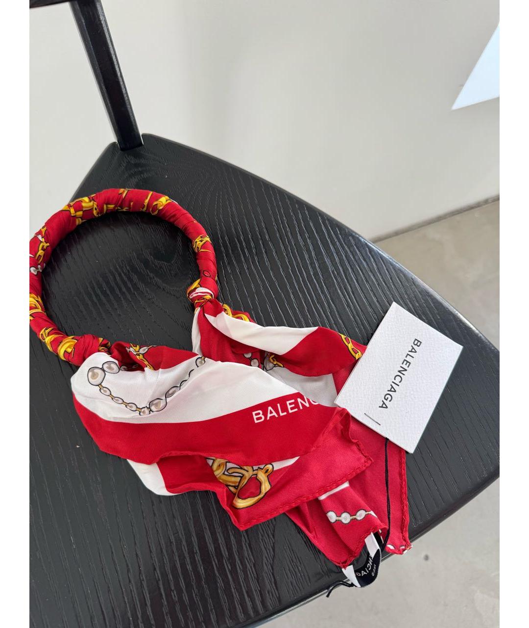 BALENCIAGA Мульти шелковый шарф, фото 3
