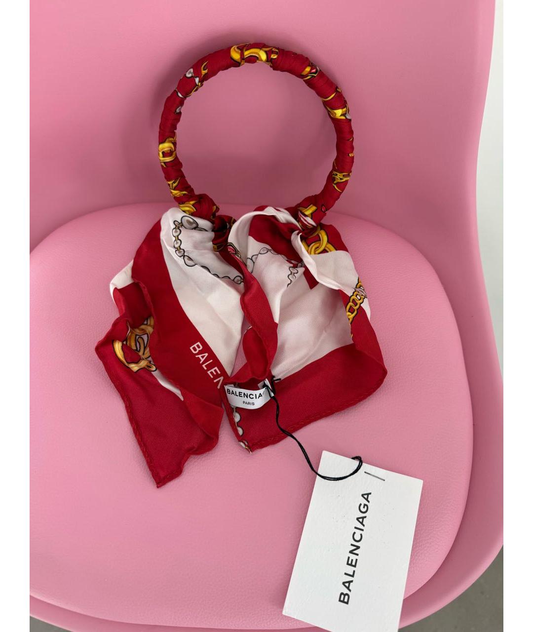 BALENCIAGA Мульти шелковый шарф, фото 6
