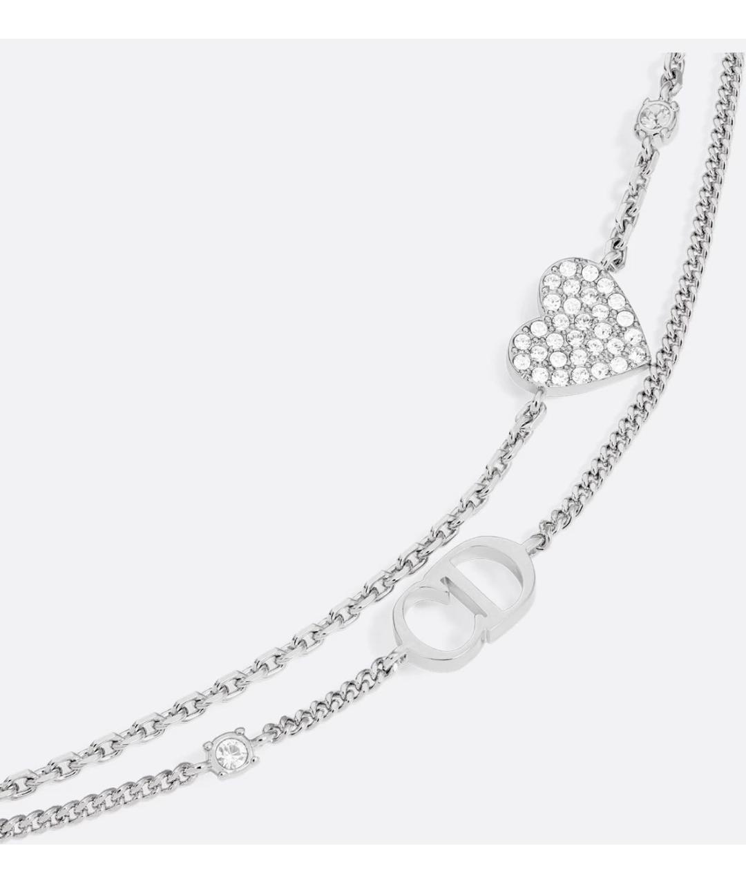 CHRISTIAN DIOR Серебрянный металлический браслет, фото 3