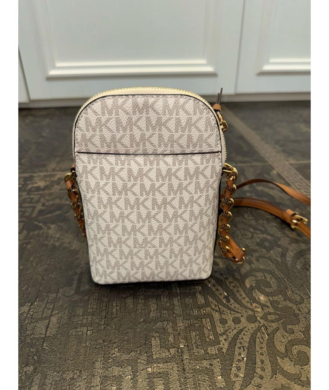 MICHAEL MICHAEL KORS Бежевая сумка через плечо, фото 3