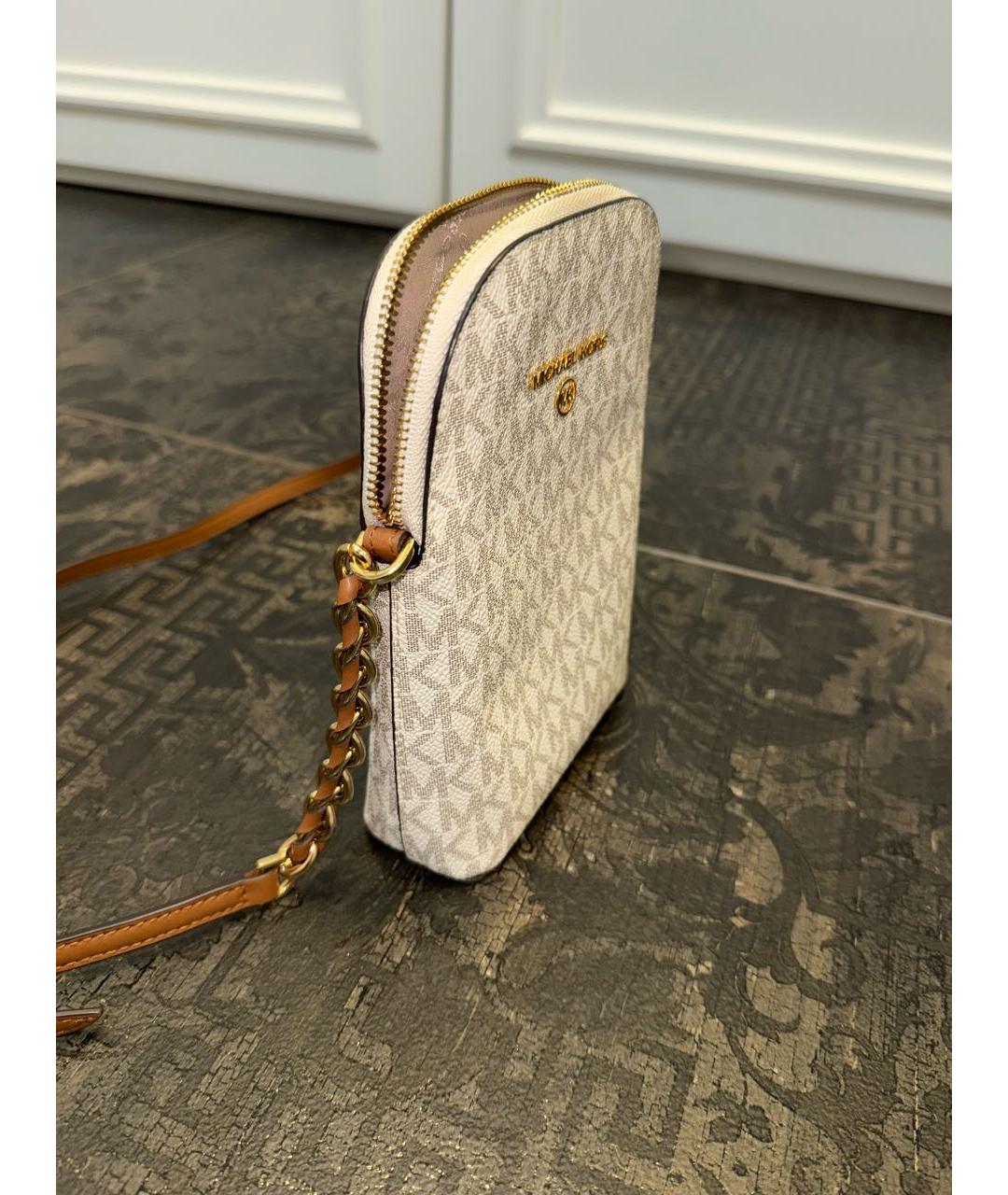 MICHAEL MICHAEL KORS Бежевая сумка через плечо, фото 2