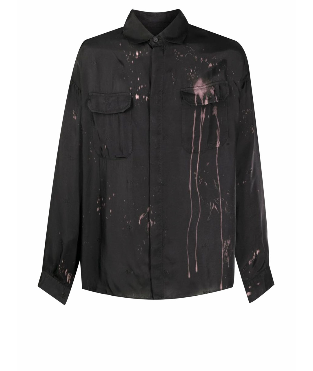 424 Черная кэжуал рубашка, фото 1