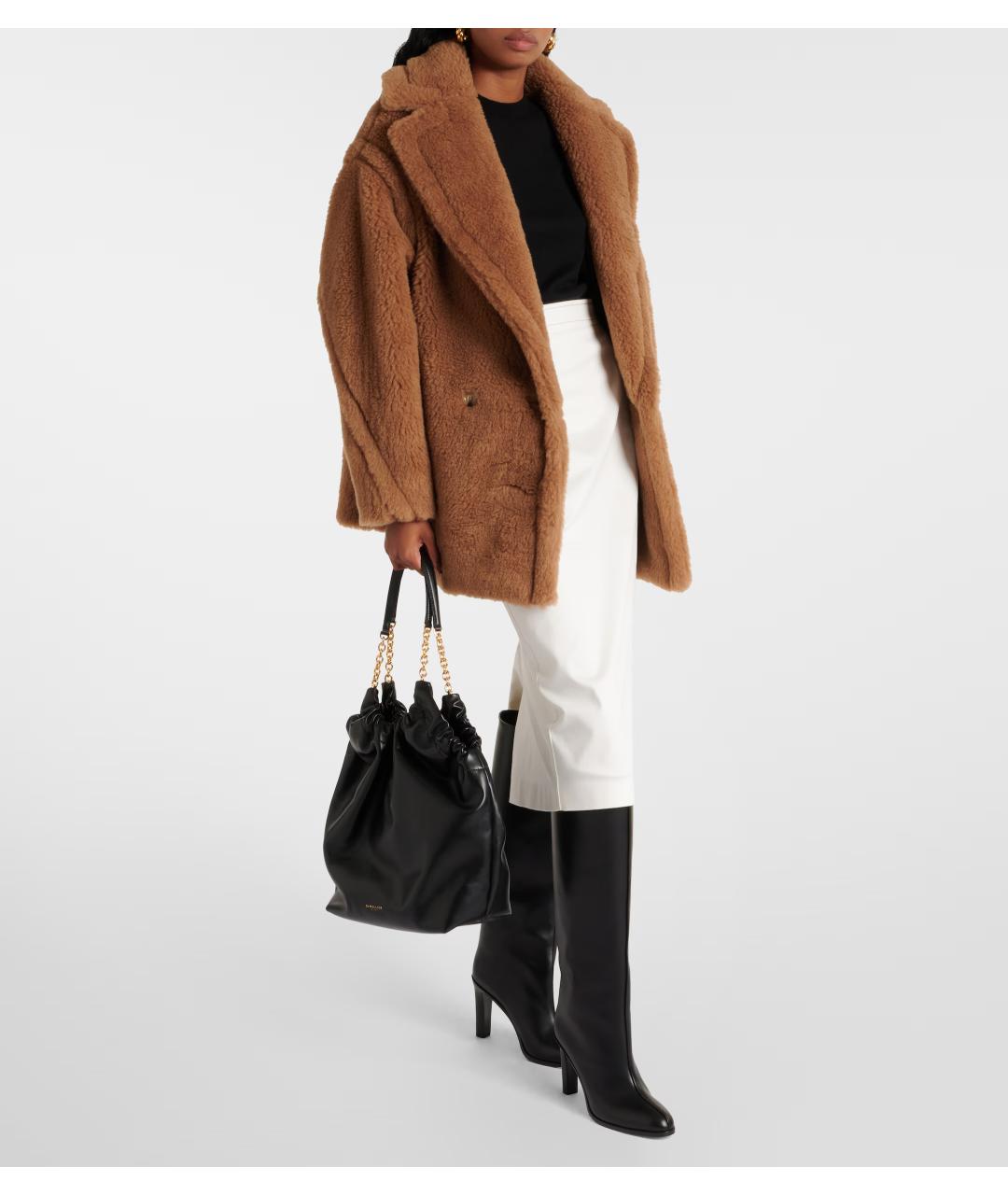 DEMELLIER Черная кожаная сумка через плечо, фото 2