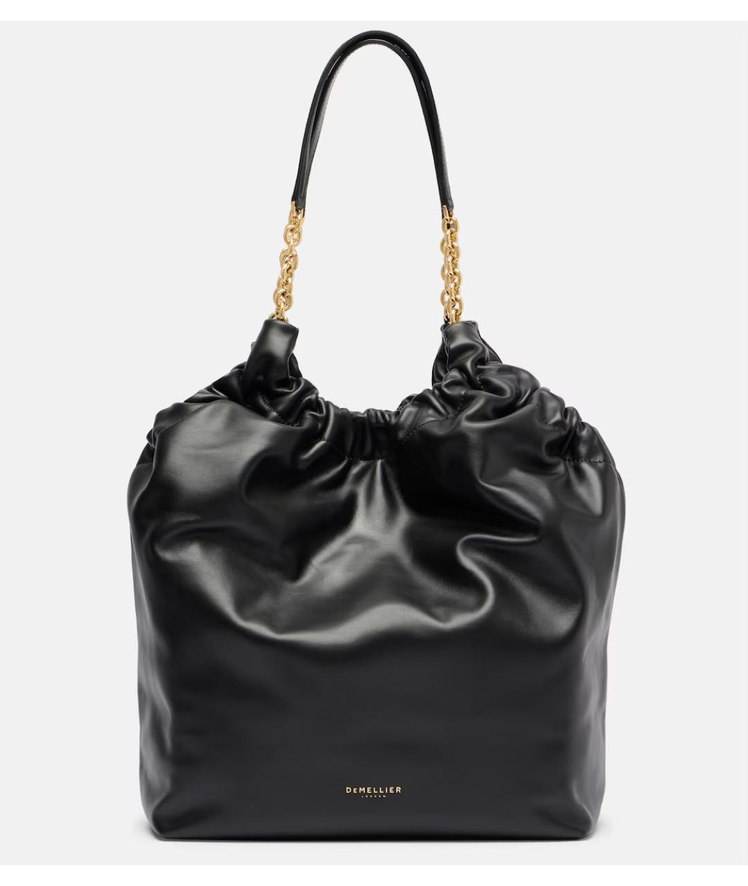 DEMELLIER Черная кожаная сумка через плечо, фото 7