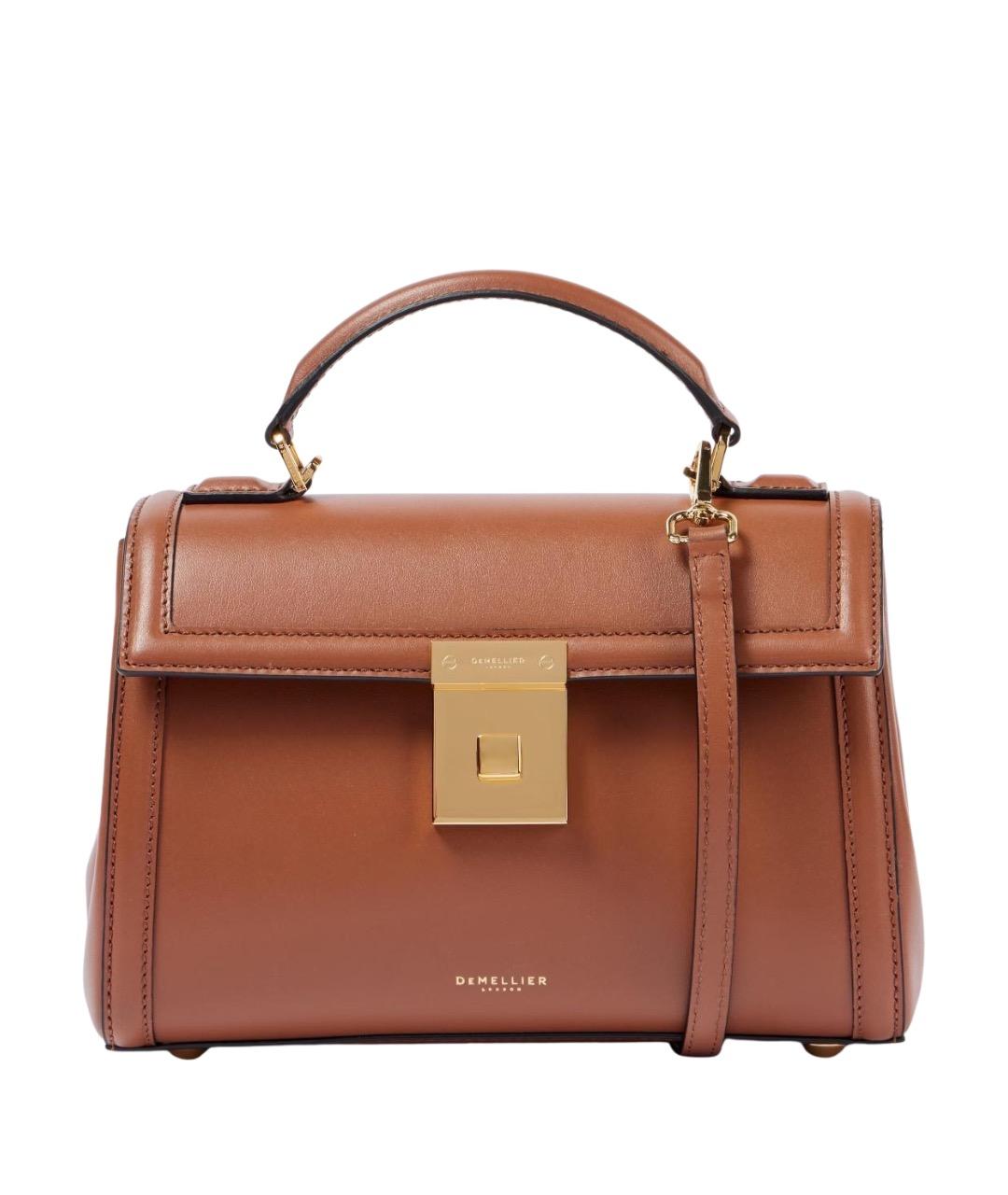 DEMELLIER Коричневая кожаная сумка через плечо, фото 1