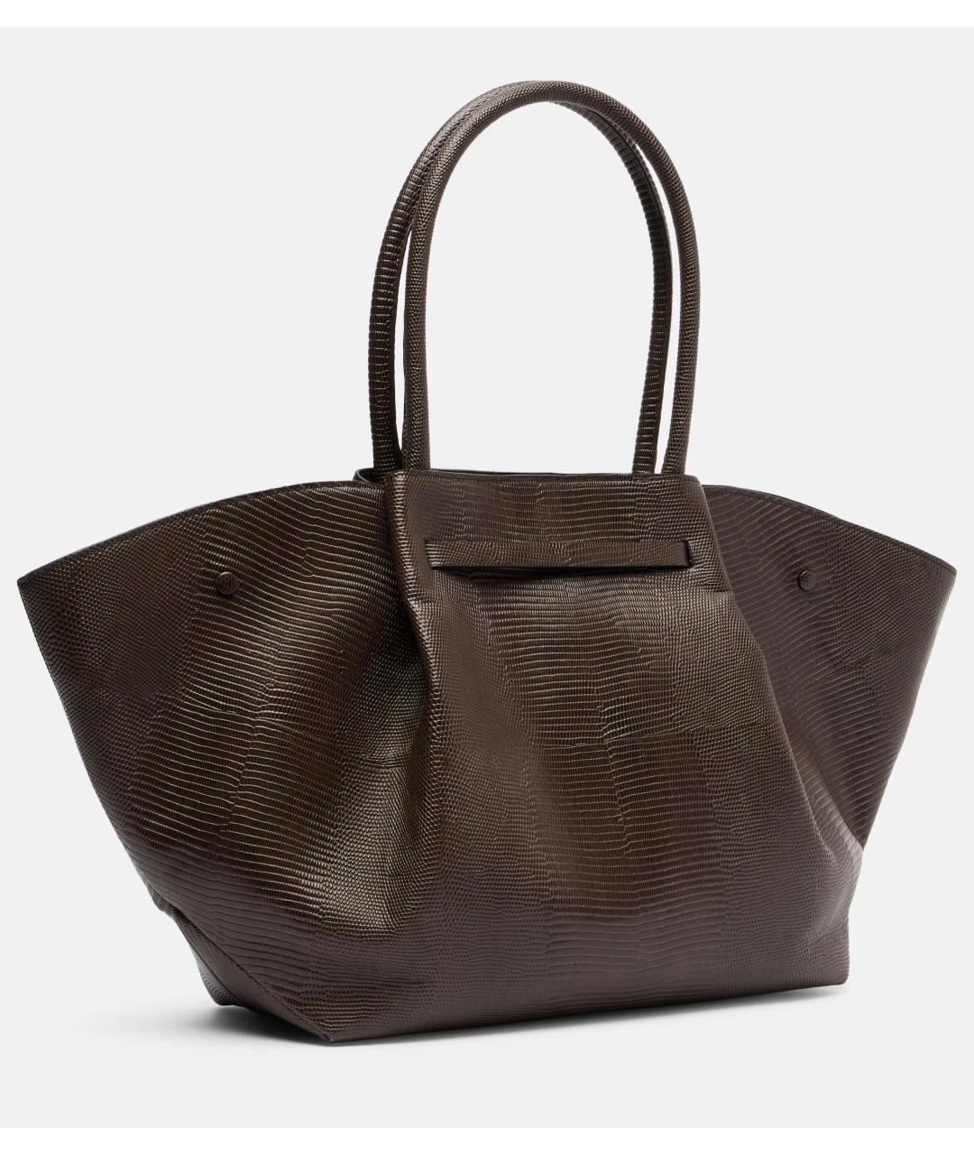 DEMELLIER Коричневая кожаная сумка тоут, фото 4