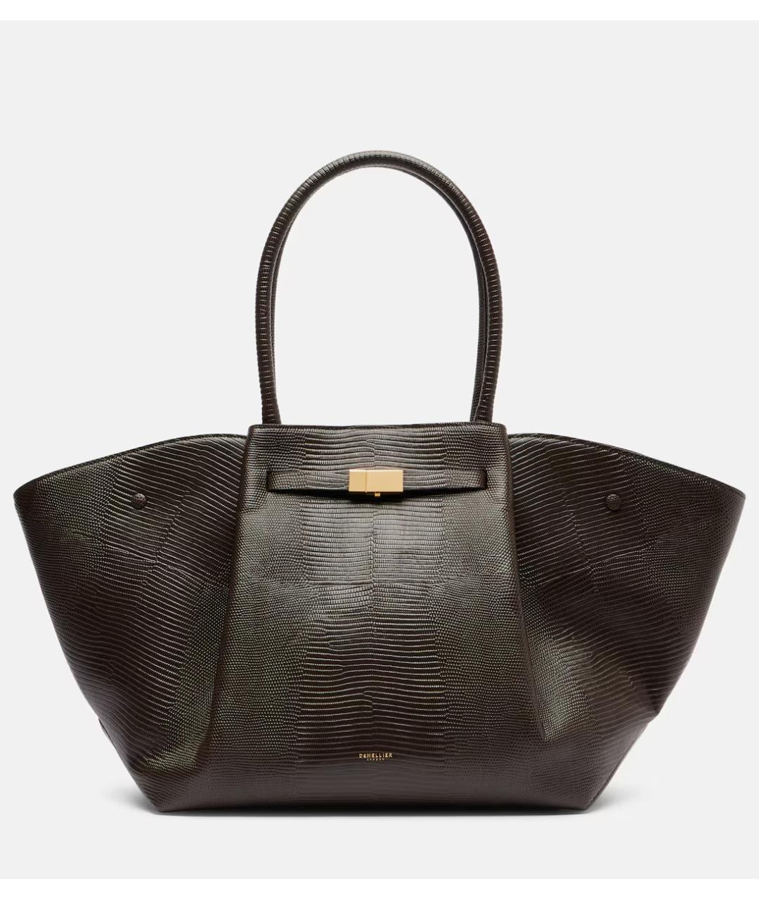 DEMELLIER Коричневая кожаная сумка тоут, фото 6