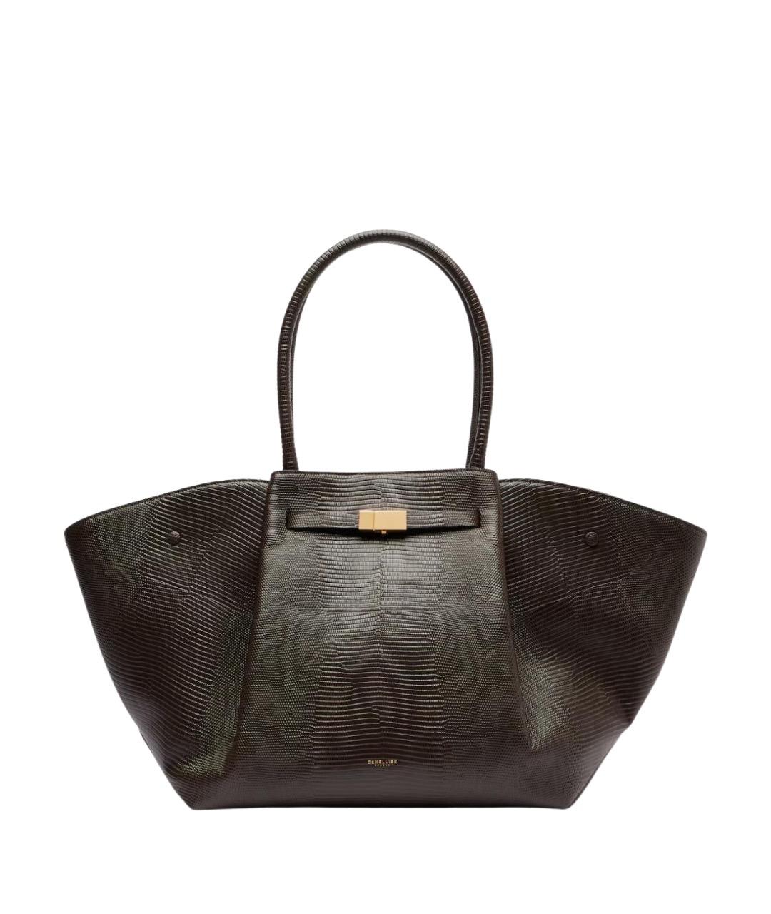 DEMELLIER Коричневая кожаная сумка тоут, фото 1