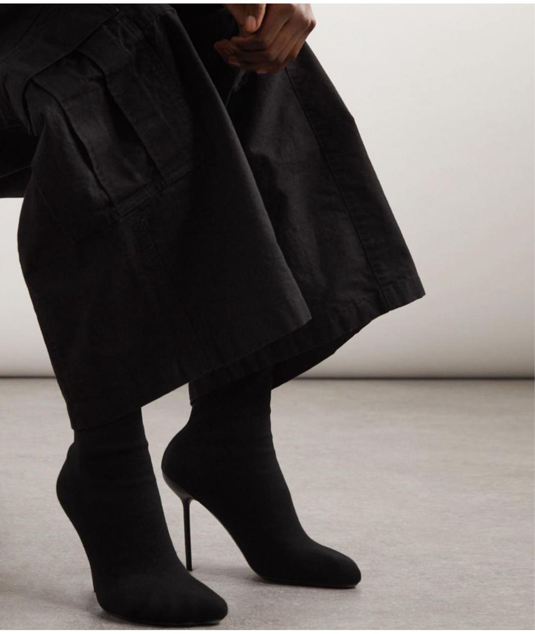 BALENCIAGA Черные ботильоны, фото 3