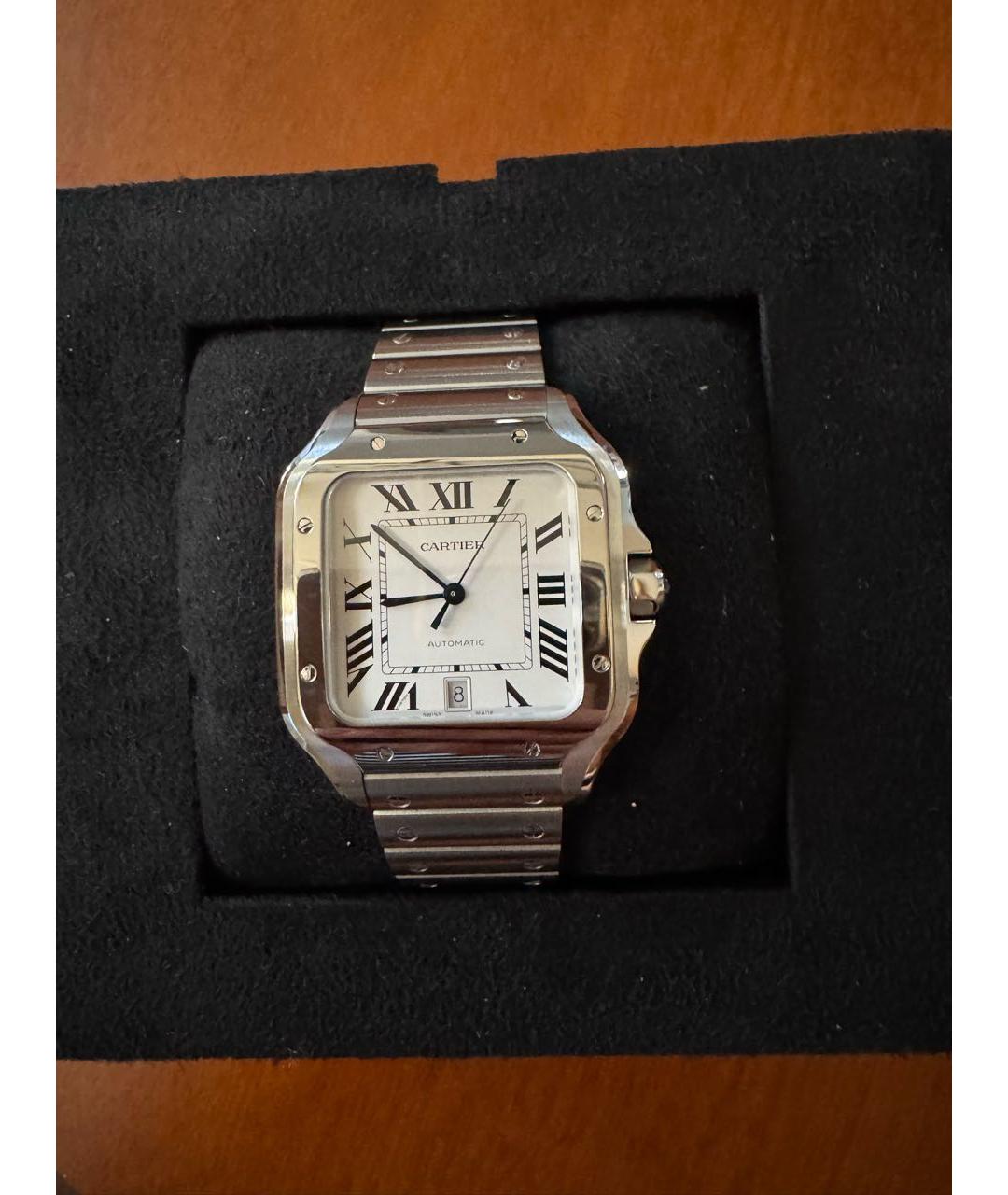 CARTIER Серебряные металлические часы, фото 4