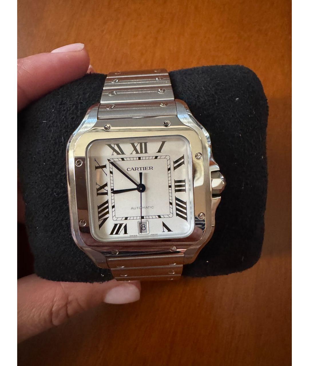 CARTIER Серебряные металлические часы, фото 9